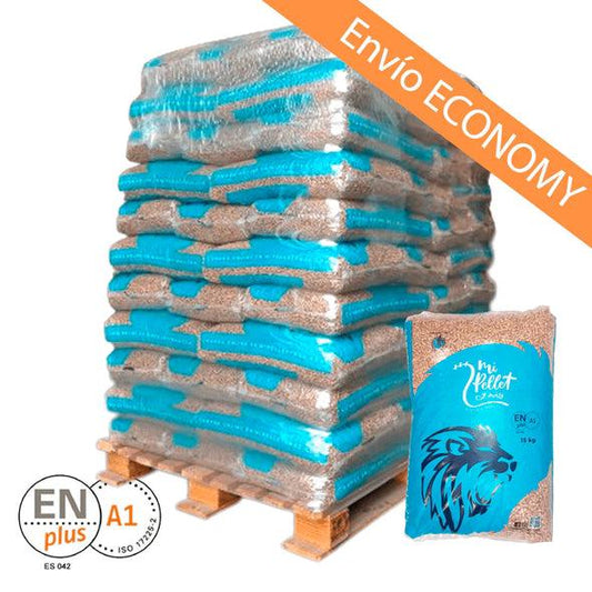 1 Pallet de Mi pellet y mas pellet certificado 77 sacos