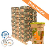 1 Palet de 70 Sacos certificado DIN ENplus A1 15Kg NATURPELLET