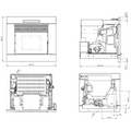 Insert canalizable 12kW + chimenea INOX de regalo - Llaima